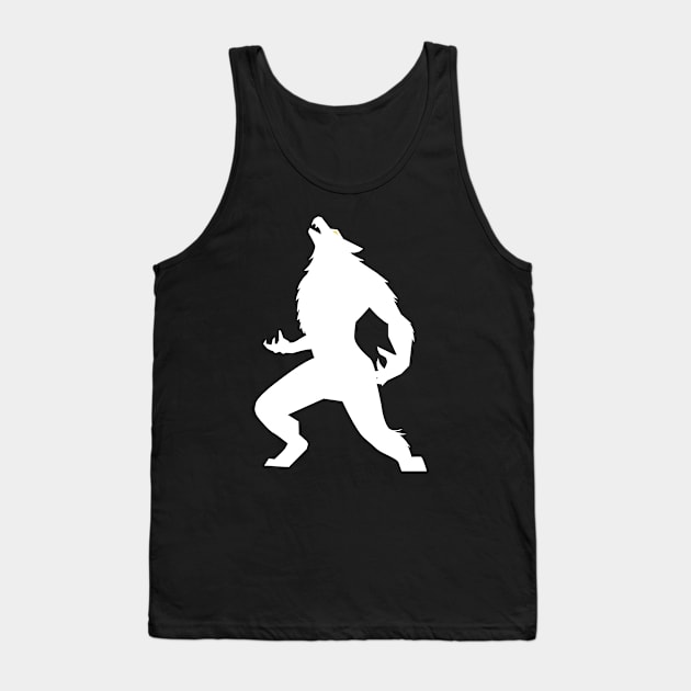 Werewolf Silhouette Tank Top by KC Happy Shop